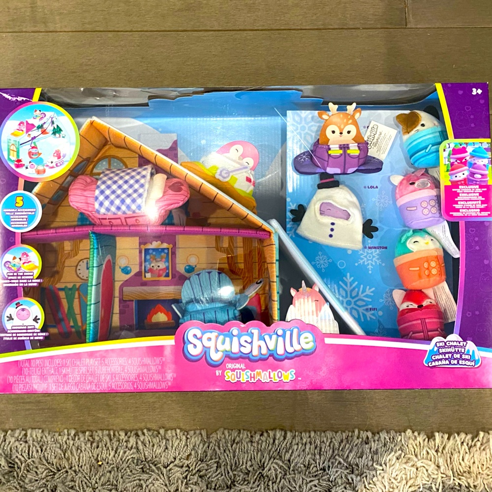 Squishville (Squishmallow) - Winter Chalet box set